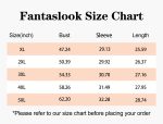 Fantaslook Plus Size Sweatshirts for Women Crewneck Casual Tunic Tops Loose Long Sleeve Shirts - Image 6