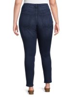 Terra & Sky Women's Plus Size Skinny Jeans, 29” Inseam - Image 4