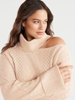 Sofia Jeans Women's Plus Size Cutout Turtleneck Sweater with Sequins, Sizes 1X-5X - Image 4