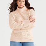 Sofia Jeans Women's Plus Size Cutout Turtleneck Sweater with Sequins, Sizes 1X-5X