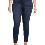 Terra & Sky Women's Plus Size Skinny Jeans, 29” Inseam