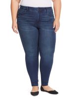 Terra & Sky Women's Plus Size Skinny Jeans, 29” Inseam - Image 8